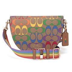 COACH レインボー シグネチャー ボディバッグ - メルカリ