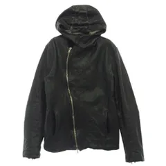 r*1様 バックラッシュ ジャパンカーフ製品洗い フーディライダースジャケットホ ISAMU KATAYAMA BACKLASH - Japan Calf Garment Wash Hoodie