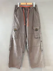 90's POLO SPORT ポロスポーツ カーゴパンツ ダブルニー ギミック カーキ〜ブラウン ジュニア 160cmのサムネイル