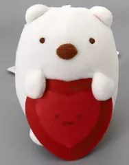 【中古】ぬいぐるみマスコット・ぬいぐるみバッジ しろくま ぬいぐるみマスコット 「一番くじ すみっコぐらし ～喫茶すみっコでチョコレートフェア～」 C賞