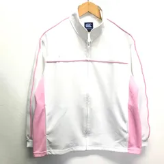 【CANTERBURY】カンタベリー ジャージ トラック ジャケット スポーツ スポーツMIX ラグビー アメフト トレーニング 筋トレ ジム ウォームアップ ウォーキング ジョギング アメカジ ホワイト 白色 カラー レディース 女性 M / M1505i
