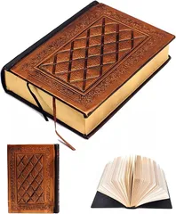 NOELAMOUR 互換品 アンティークノート 魔導書 白紙 b6 メモ帳 日記帳(ブロンズ)のサムネイル