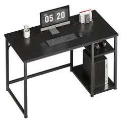 特別価格　table 学習机 家具 ワークデスク 収納 ゲーミングデスク 100 勉強机 desk ラック付きデスク computer 幅100*奥行48*高さ74cm パソコンデスク SZ121HFD オフィスデスク pcデスク スチールウッド簡易棚付きデス