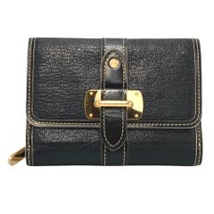 【真贋判定済】LOUIS VUITTON ルイヴィトン スハリ ルソンプテュ M95853 ブラック×イエロー×ホワイト×G金具 ウォレット B04117RUTB