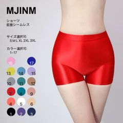MJINM ショーツタイツ ショートパンツ 3分丈 スベスベ生地 タイツ 高光沢 つるつる コスプレ衣装 新体操 イベントコスチューム ラインナップ豊富