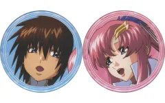 【中古】バッジ・ビンズ キラ・ヤマト＆ラクス・クライン キャラクターデザイン平井久司描きおろしイラスト使用 缶バッジ2個セット 「Blu-ray 機動戦士ガンダムSEED FREEDOM 特装限定版」 アニメイト購入特典