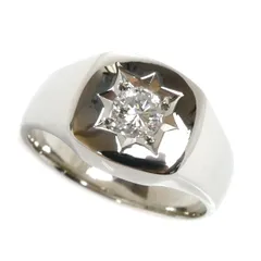 Pt900プラチナ リング・指輪 ダイヤモンド0.5ct 20号 18.2g メンズ