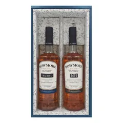終売品　ボウモアBOWMORE 15年 シングルモルトウイスキー 新旧セット Amazon.co.jp: ボウモア 15年 [シングルモルト ウイスキー