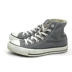 n■【24cm】コンバース/CONVERSE ALL STAR ハイカットキャンバススニーカー 灰/LADIES/49【中古】