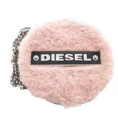 ディーゼル DIESEL ミニバッグ ポーチ ロゴ フェイクファー ピンク /JSのサムネイル