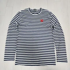 希少美品コムデギャルソンオムプリュスボーダーメッセージ長袖ロングTシャツS 2025年最新】COMME des GARCONS メンズ 七分・長袖カットソーの