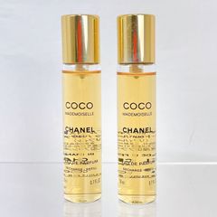 CHANEL香水100　COCO MADEMOISELLE　ツィスト&スプレイ　オードゥ パルファム　リフィル　20ml　2本　ココ　マドモアゼル　松前R56号店