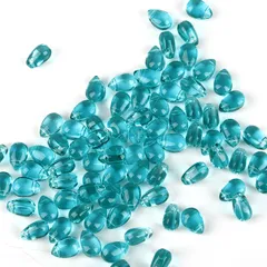 大人気　【50個入り】DIY手作りの制作 ティアドロップビーズペンダント アクセサリー ブレスレット ガラスの水滴の装飾品 ネックレス イヤリング チェコビーズ ヘアピン 手作りの材料 ガラスビーズ アクセサリー部品 グリーン TVETE 6*8mm