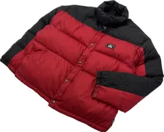 WOOLRICH ☆ フカフカ◎ ボリュームMAX ダウンジャケット ブラック レッド LL アウトドア 大人 アウトドア 古着MIX ウールリッチ■AE251のサムネイル
