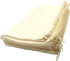 coco plaza 無地 ポーチ キャンバス コットン DIY ハンドメイド 小物 化粧 メイク ペン 入れ