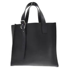 LOEWE (ロエベ) BUCKLE TOTE BAG バックルトートバッグ ハンドバッグ カーフレザー シルバー金具 ネイビー B692L09X01のサムネイル