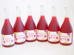 6本セット鍛高譚(たんたかたん) 赤しそ梅酒 720ml×6本
