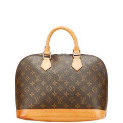 ルイ ヴィトン モノグラム アルマPM M51130 ブラウン PVC レザー レディース LOUIS VUITTON【1-0221119】