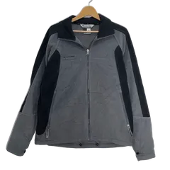 Columbia/コロンビア INTERCHANGE フリースジャケット アウトドアジャケット ライトアウター オーバーサイズ ビックシルエット ベトナム製 メンズ M ブラック/グレー