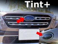 Tint+何度も貼れる エンブレム スモークフィルム(スモーク20% 前後2枚セット) レガシィ アウトバック BT5/BT9 btのサムネイル