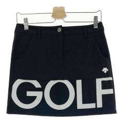 サイズ：M DESCENTE GOLF デサントゴルフ  ストレッチスカート  ブラック系 [240101228113]# ゴルフウェア レディース ストスト