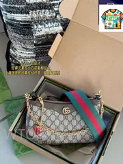 【今日WTO】Gucci グッチ オフィディア ストロベリー トリプルセット ボックス付きアップグレード版 レトロ百搭デザイン-WTO輸入2-PSH96