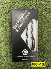 セラミックパワーギア　CPG　ネックレス　trenzado necklace　ブルー