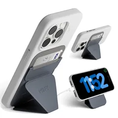 新品 【MOVAS スマホスタンド 耐久&磁力強化版】 Snap-On iPhone 16 iPhone 15 iPhone14 iPhone13 iPhone12 MagSafe対応 傷や汚れに強い マグネット カードケース MOFT 最大2枚収納 iPhのサムネイル