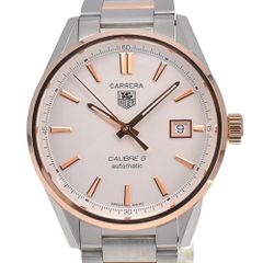 値下 タグホイヤー TAG HEUER WAR215D.BD0784 カレラ キャリバー5 デイト SS/RG 自動巻き メンズ 良品 D#139141