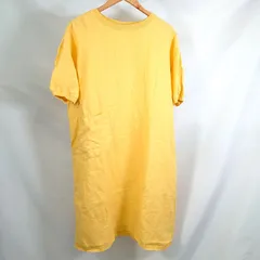 専用【美品】中川政七商店 麻布Tシャツワンピース リネン イエロー フリー 専用【美品】中川政七商店 麻布Tシャツワンピース リネン