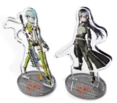 【中古】アクリルスタンド・アクリルパネル キリコ＆シノン オリジナルアクリルPOP(アクリルスタンド)2個セット 「PS4ソフト ソードアート・オンライン -フェイタル・バレット-」 アニメイト購入特典