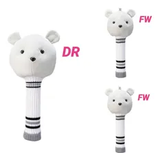 Callaway - coco 中古 キャロウェイ Callaway ヘッドカバー ホワイト 白 ぬいぐるみヘッドカバー くま ベア フェアウェイ用 Callaway キャロウェイ ベア フェアウェイヘッドカバー FW 23 JM