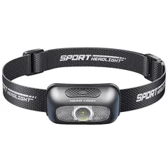 【新着商品】SOS点滅 赤＆白ライト 頭につけ ヘッドランプ 防水防塵 5種点灯モード 60°角度調整可 夜釣り ヘッドライト 最適 登山 キャンプ ヘッドライト 散歩 作業 釣り LED アウトドア 災害 高輝度 停電用 小型 40g超軽量 USB充電式 ヘ