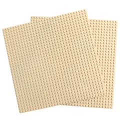 【数量限定】EMY 基礎板 ブロック プレート 互換性 32×32ポッチ 2枚セット (ベージュ)