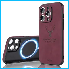 【人気商品】Pro カバー(iPhone15 Max pro pro 携帯カバーiPhone15 Max カメラ保護 指紋防止 マット加工 ハードカバー 高級なPUレザー 背面 PC素材 6.7 6.7 コンパクト 薄型 耐衝撃 ワイヤレス充電 内蔵マグネット