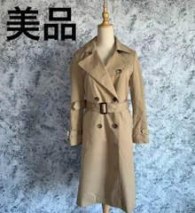 ROPE PICNIC　ロペピクニック　トレンチコート　保温機能付　チェック　無地　ひざ丈　秋　冬【size 36】　ブラウン　茶　ベージュ　クリーム　薄茶