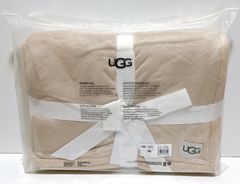 UGG アグ ダッフィールド スロー II  約127cm × 178cm ベージュ ブランケット ひざ掛け 毛布 コストコ