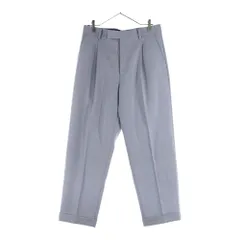 新品未使用 22AW ワコマリア ドーメル ワンタック トラウザーズ パンツ L WACKO MARIA - WACKO MARIA ワコマリア 22AW DORMEUIL / STRIPED