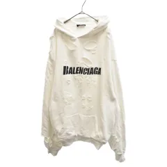 2023年最新】balenciaga パーカー デストロイの人気アイテム - メルカリ