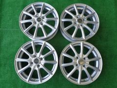 4.5J-15インチ 4H100 +45 ブリヂストン エコフォルム SE15 社外 中古 アルミ ホイール 4本 軽自動車サイズ♪