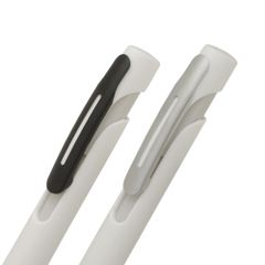 新品 TOHKIN ブレン／ジェットストリーム用 クリップがパワーアップ! 落ちない、折れない 補強カバー クリップタフナー01 CT-01-MBKMS 黒・シルバー 各色1個入
