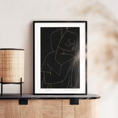 【A2】パウル・クレー Exotisches Mädchen vom Tempel（寺院のエキゾチックな乙女）天使連作 アートポスター 名画 絵画 特大 アートパネル AP291