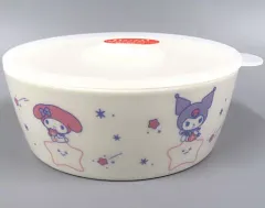 【中古】食器 ちいかわ＆クロミ＆マイメロディ マルチレンジボウル 「ちいかわ なんか小さくてかわいいやつ×サンリオキャラクターズ×ユニクロ スペースツアー」 対象商品購入特典