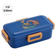 弁当箱 大人 一段 仕切り 食洗機 レンジ 対応 抗菌 日本製 容量 530ml スケーター PFLB6AG ロック