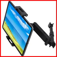 【特価商品】ホルダー 車載ホルダー ヘッドレスト ホルダー 伸縮アームスタンド タブレット スマホ ホルダー ヘッドレスト i-pad対応のサムネイル