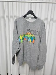 チャンピオン キャンプ プリンティング スウェット Tシャツ グレー M