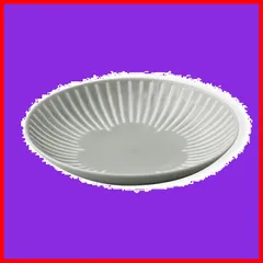【数量限定】西海陶器(Saikaitoki) 波佐見焼 花ふわり 中皿 プレート 皿 M グレー 約16cm 電子レンジ可 食洗器可 日本製 10136のサムネイル