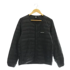 モンベル Montbell ダウンジャケット スペリオダウン ラウンドネックジャケット ノーカラー S ブラック 1101503 /HK ■OS