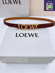 【今日特価】Loewe スムースレザーベルト