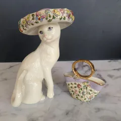 レノックス 猫 フィギュリン 大きなサイズ 天使猫 大きなサイズ レノックス 猫 フィギュリン